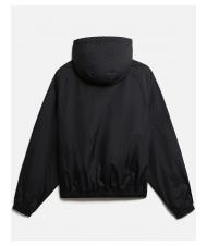 NAPAPIJRI A-MORGEX W Hooded kway jacket black 041 - Women's Jackets - 8