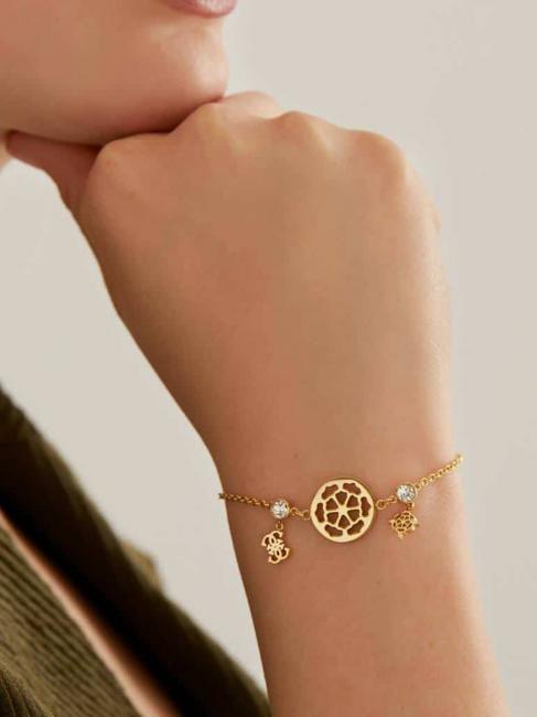 PEONY AND 4G CHARMS Bracelet yellow gold - Bracelets