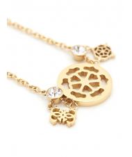 GUESS PEONY AND 4G CHARMS Bracelet yellow gold - Bracelets - 3