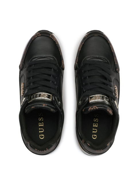 MOXEA Sneakers Woman BLACK BROWN - Women’s shoes