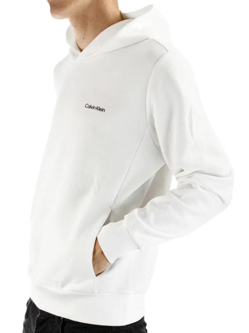 MICRO LOGO REPREVE Hoodie Bright White - Sweatshirts