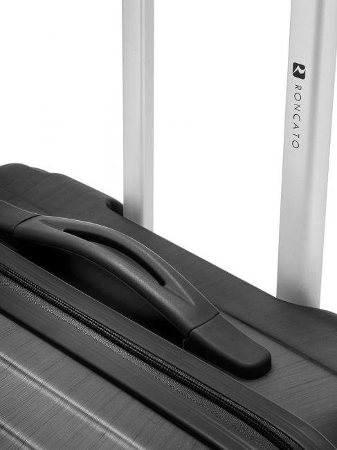 FLIGHT Medium size trolley Black - Rigid Trolley Cases