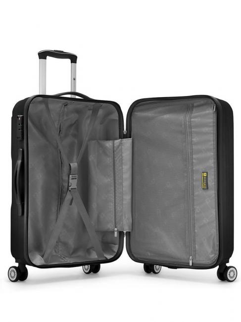 FLIGHT Large size trolley Black - Rigid Trolley Cases