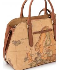 ALVIERO MARTINI PRIMA CLASSE GEO CLASSIC 3-pocket bag with shoulder strap NATURAL - Women’s Bags - 3