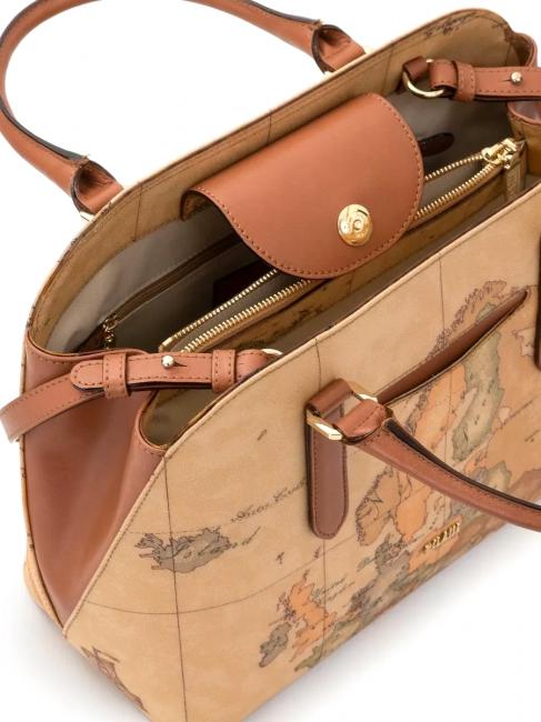 GEO CLASSIC 3-pocket bag with shoulder strap NATURAL - Women’s Bags