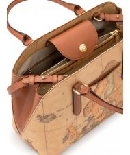 ALVIERO MARTINI PRIMA CLASSE GEO CLASSIC 3-pocket bag with shoulder strap NATURAL - Women’s Bags - 4