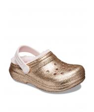 CROCS CLASSIC LINED GLITTER KIDS Padded sabot - Baby Shoes