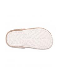 CROCS CLASSIC LINED GLITTER KIDS Padded sabot gold / barely pink - Baby Shoes - 7