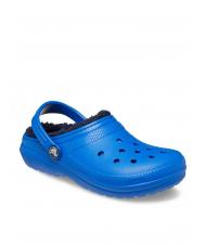 CROCS CLASSIC LINED CLOG TODDLER Padded sabot blue bolt - Baby Shoes - 2