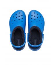 CROCS CLASSIC LINED CLOG TODDLER Padded sabot blue bolt - Baby Shoes - 3
