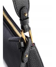 COCCINELLE MERVEILLE Shoulder bag in textured leather Black - Women&rsquo;s Bags - 3
