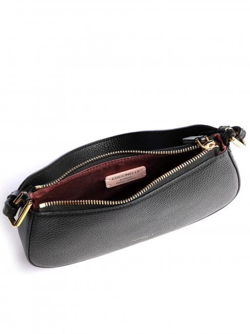 MERVEILLE Shoulder bag in textured leather Black - Women&rsquo;s Bags