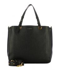 COCCINELLE LEA Shoulder bag in textured leather Black - Women&rsquo;s Bags - 3