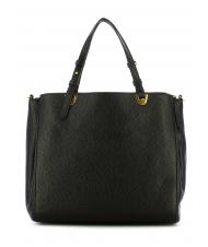 COCCINELLE LEA Shoulder bag in textured leather Black - Women&rsquo;s Bags - 4