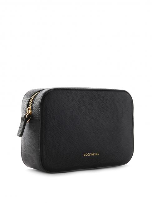 TEBE Shoulder bag in textured leather Black - Women’s Bags