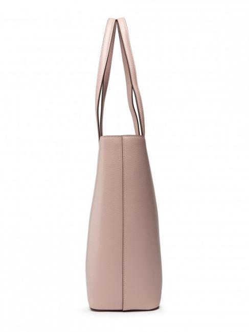 BRYANT PARK NORTH SOUTH Leather shopping bag cashmere / silver - Women&rsquo;s Bags