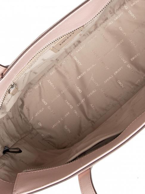 BRYANT PARK NORTH SOUTH Leather shopping bag cashmere / silver - Women&rsquo;s Bags
