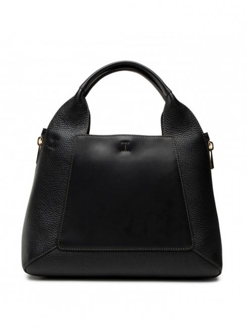 GILDA Roma and st eracle calfskin tote bag black + marble c - Women’s Bags