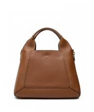 FURLA GILDA Roma and st eracle calfskin tote bag cognac / black - Women&rsquo;s Bags - 5