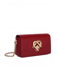 FURLA MY JOY Mini shoulder bag in taita calfskin CHERRY d - Women’s Bags - 2