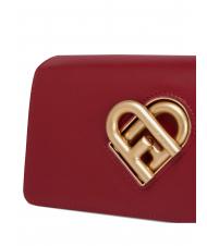 FURLA MY JOY Mini shoulder bag in taita calfskin CHERRY d - Women’s Bags - 4