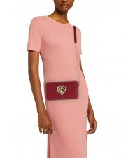 FURLA MY JOY Mini shoulder bag in taita calfskin CHERRY d - Women’s Bags - 6