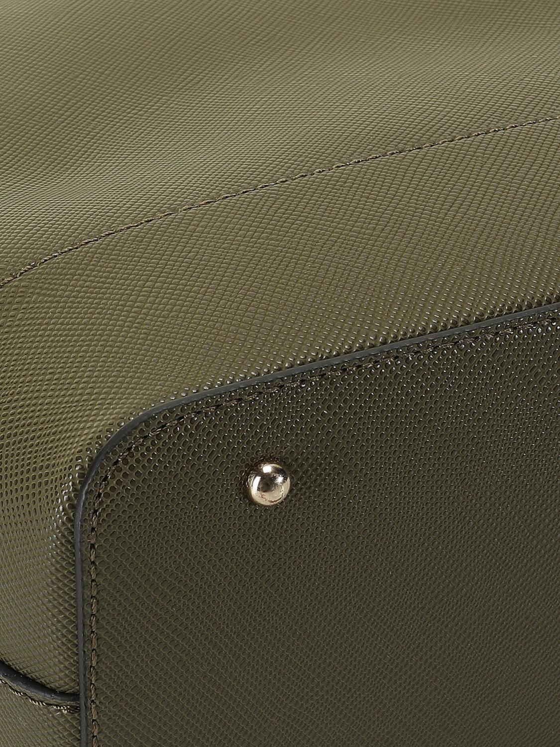 Guess Noelle Elite Shoulder Shopping Bag Olives Buy At Outlet Prices!