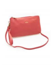 LESAC POCHETTE IN PELLE DOLLARO With cuff and removable shoulder strap bubblegum - Women&rsquo;s Bags - 2
