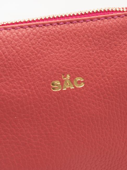 POCHETTE IN PELLE DOLLARO With cuff and removable shoulder strap bubblegum - Women&rsquo;s Bags