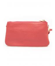 LESAC POCHETTE IN PELLE DOLLARO With cuff and removable shoulder strap bubblegum - Women&rsquo;s Bags - 4