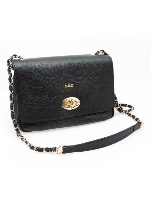 BORSA A TRACOLLA In dollar leather black - Women&rsquo;s Bags