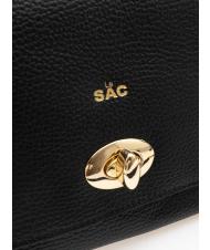 LESAC BORSA A TRACOLLA In dollar leather black - Women&rsquo;s Bags - 3