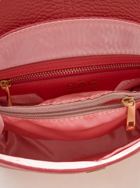BORSETTA IN PELLE NAPPATA With removable shoulder strap bubblegum - Women&rsquo;s Bags