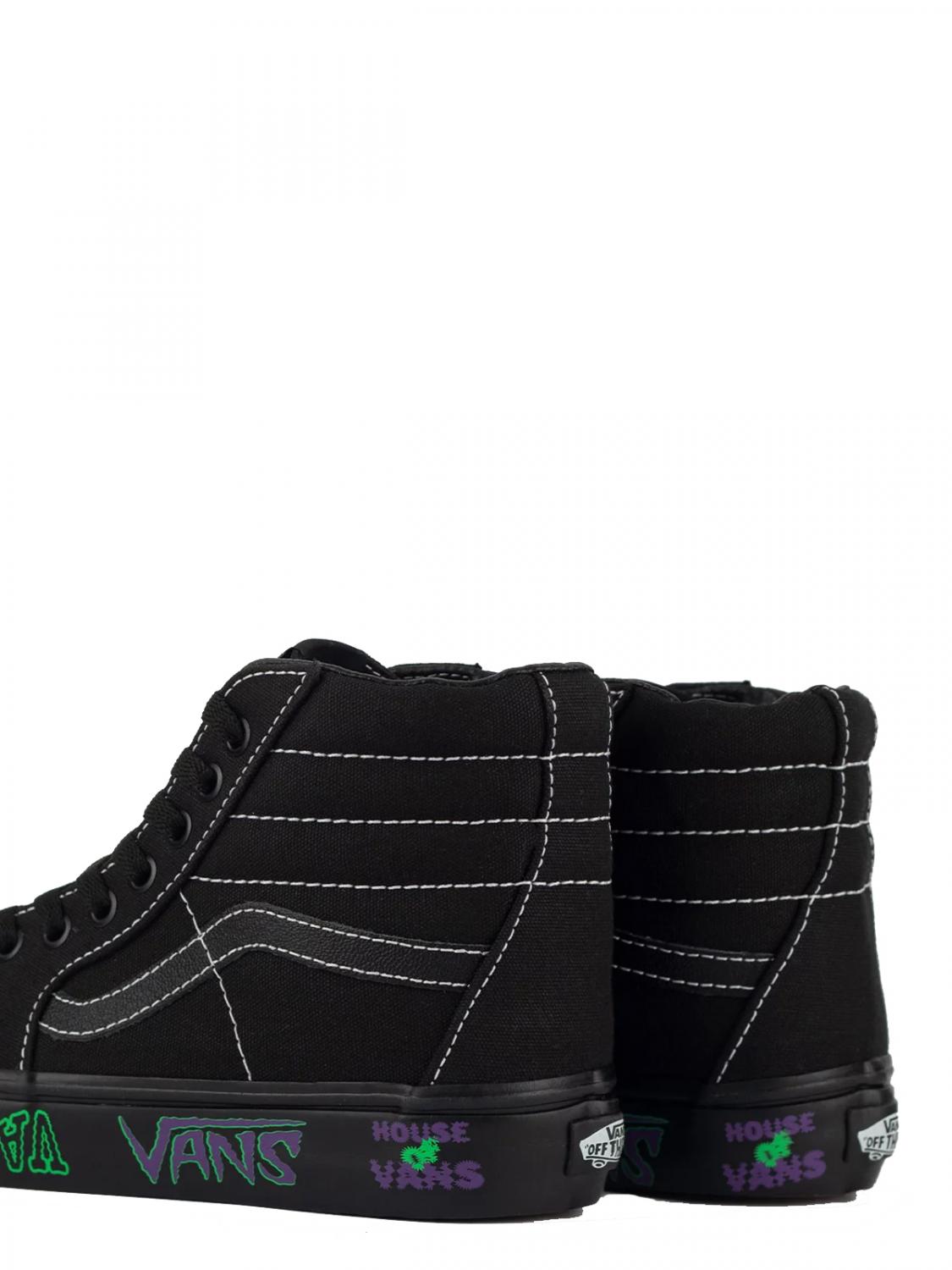 Vans sk8 hi pro shoes blackout sale