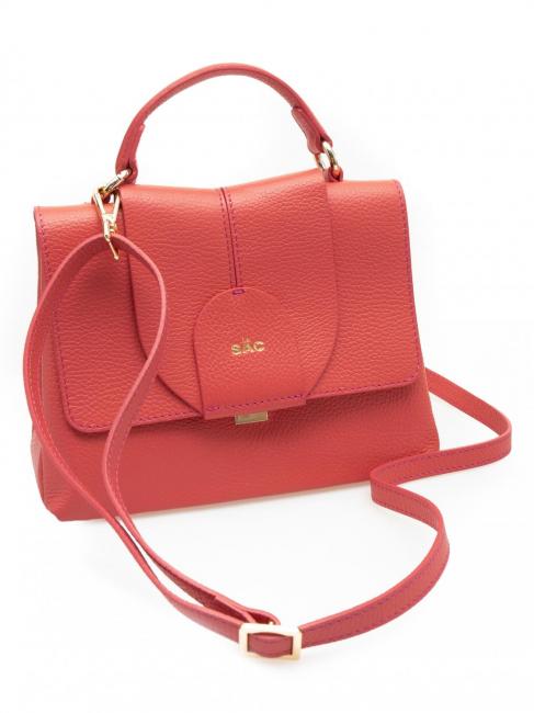 BORSETTA IN PELLE NAPPATA With removable shoulder strap bubblegum - Women&rsquo;s Bags