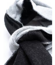 POLLINI FRANGE Made in Italy White black - Scarves - 3