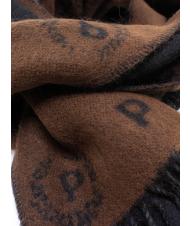 POLLINI ALL OVER All-over jaquard black / brown - Scarves - 3