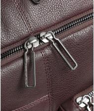 PIQUADRO RONNIE Laptop backpack 14 ", in leather BROWN - Laptop backpacks - 3