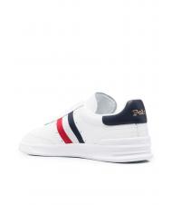 RALPH LAUREN HTR AREA Leather sneaker white / red / blue - Men&rsquo;s shoes - 5