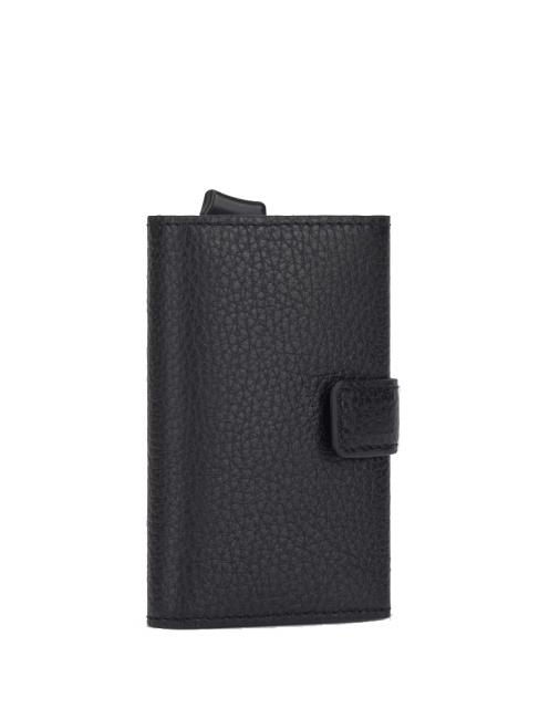 MODUS RESTYLG Leather credit card holder Black - Men’s Wallets
