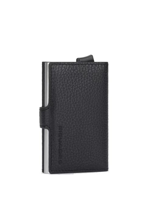 MODUS RESTYLG Leather credit card holder Black - Men’s Wallets