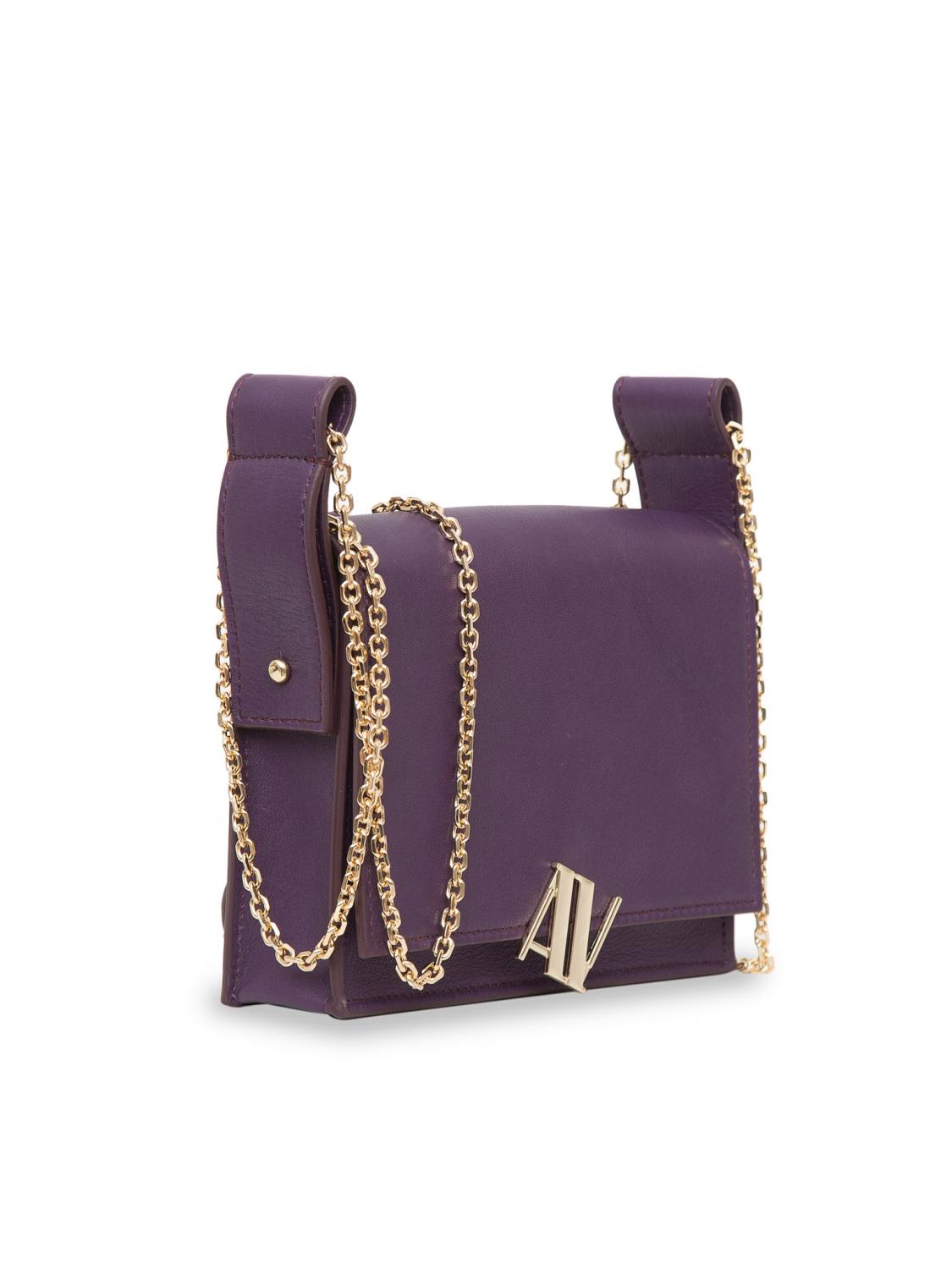 Anna Virgili Irina Shoulder Mini Bag Violet Buy At Outlet Prices