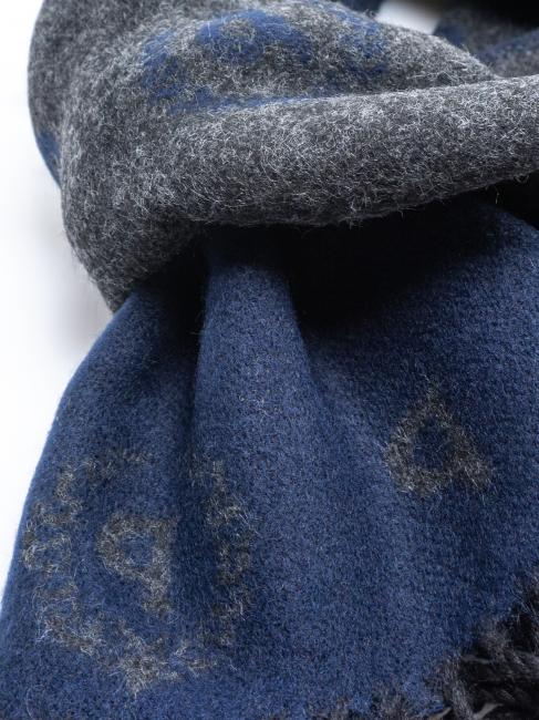 ALL OVER All-over jaquard blue / anthracite - Scarves