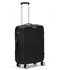 R RONCATO FLIGHT Set of 3 hand luggage trolleys, medium, large Black - Trolley Set - 4