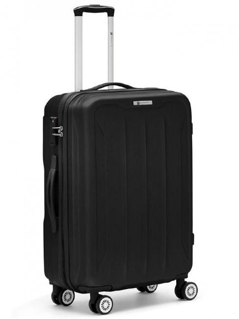 FLIGHT Set of 3 hand luggage trolleys, medium, large Black - Trolley Set