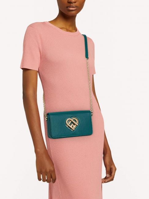 MY JOY Mini shoulder bag in taita calfskin jasper - Women’s Bags