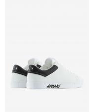 ARMANI EXCHANGE Sneaker pelle Sneakers op.white + black - Women’s shoes - 3