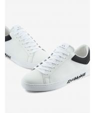 ARMANI EXCHANGE Sneaker pelle Sneakers op.white + black - Women’s shoes - 4