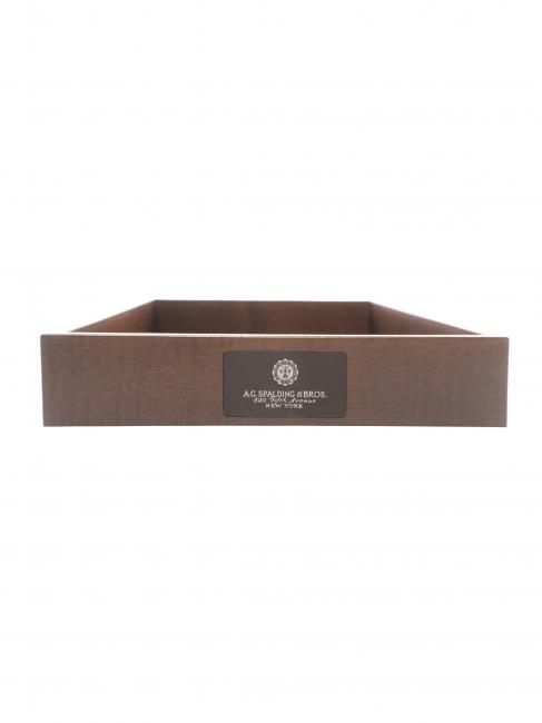 WOODEN DESK Empty square pockets testamoro - Tablet holder& Organizer