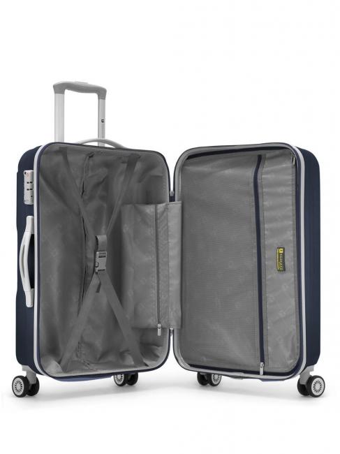 FLIGHT Set of 3 hand luggage trolleys, medium, large night blue - Trolley Set